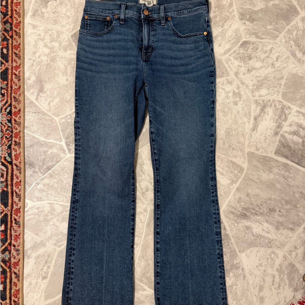 Madewell Dark Blue Flare Jeans